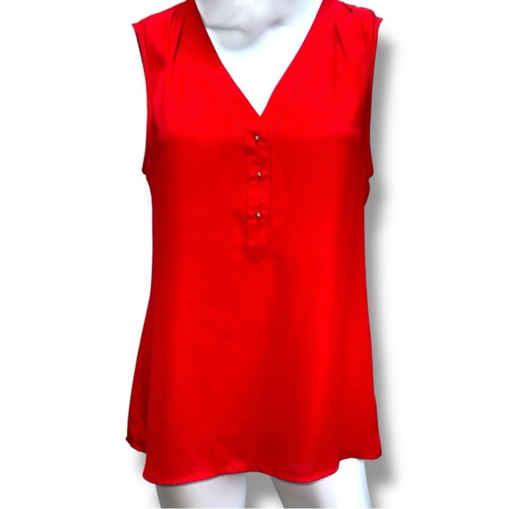 Express Sleeveless Vibrant Red Top Size M EUC